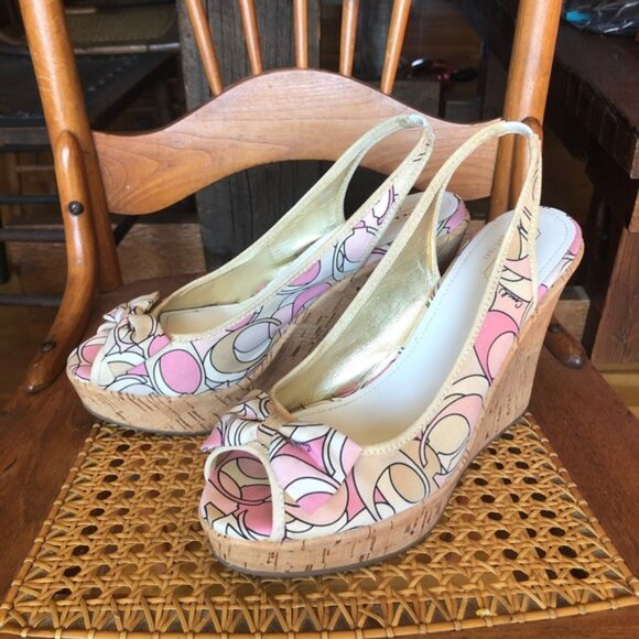 Vintage Coach wedges. Size 10 - Picture 1 of 7